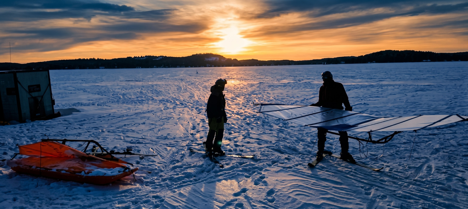 Ice Sailing